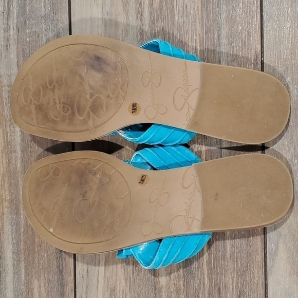 Jessica Simpson Womens Jumba thong flip flop flats sandals sz 7.5B - Picture 7 of 12